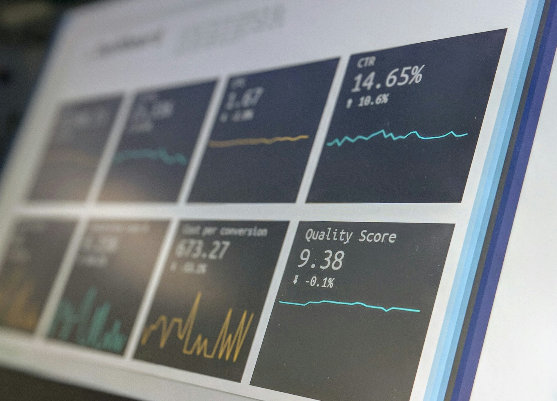 Dashboard met e-mailstatistieken — open- en klikpercentages per verzending