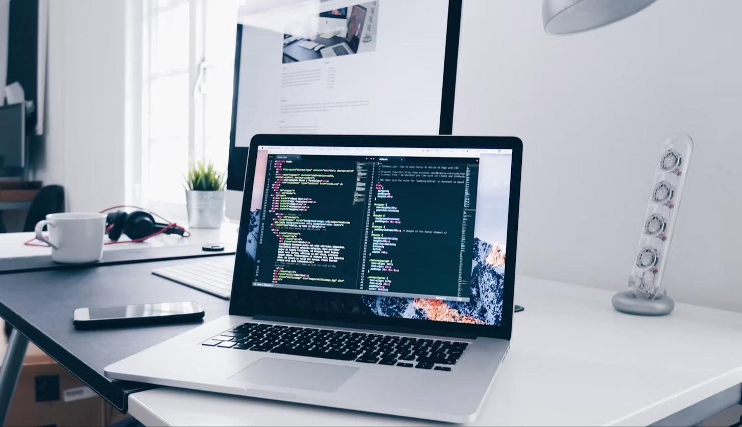 Website-optimalisatie op een laptop